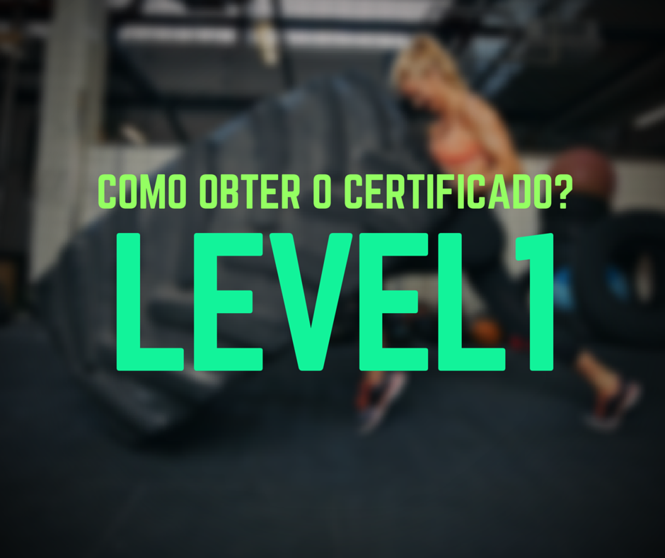 certificado level1 crossfit